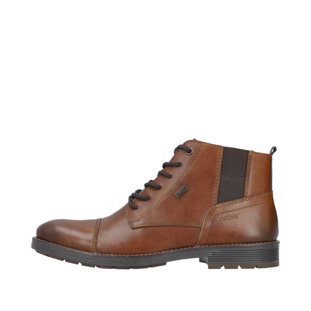 RIEKER Herren Stiefelette braun F4512-24 Leder und TEX RIEKER Herren Stiefelette braun F4512-24 Leder und TEX