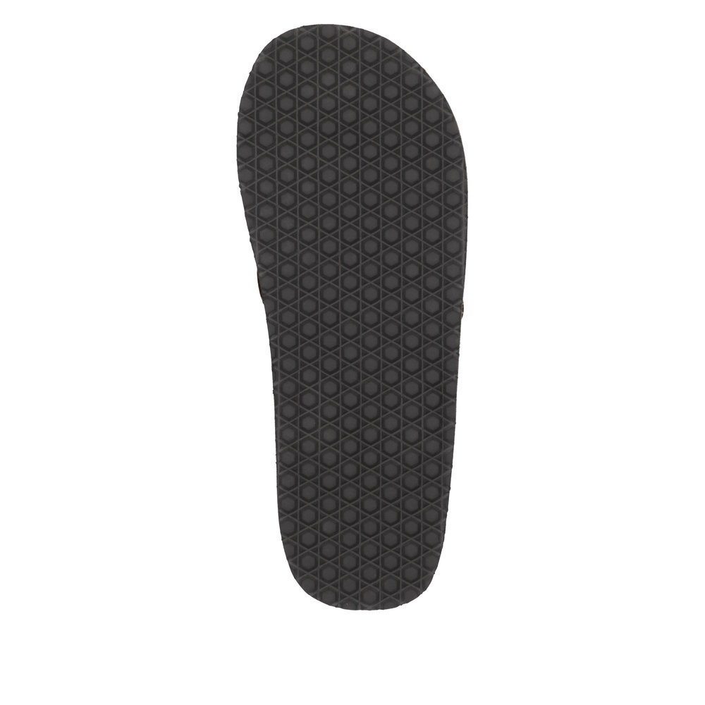 RIEKER Herren Pantolette Zehentrenner braun 20152-25 Flip Flop