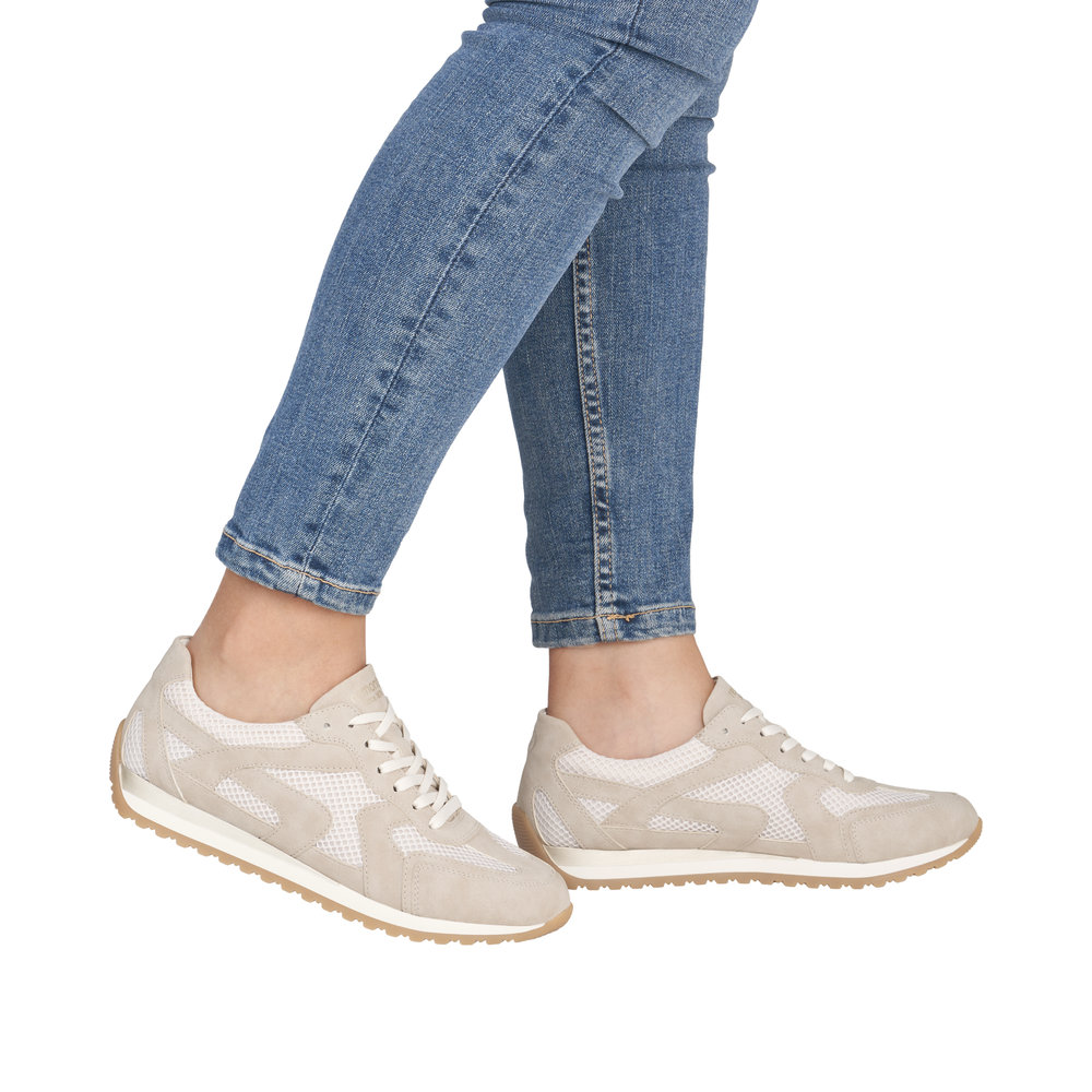 REMONTE Damen Sneaker beige D3H01-62 Leichtgewicht