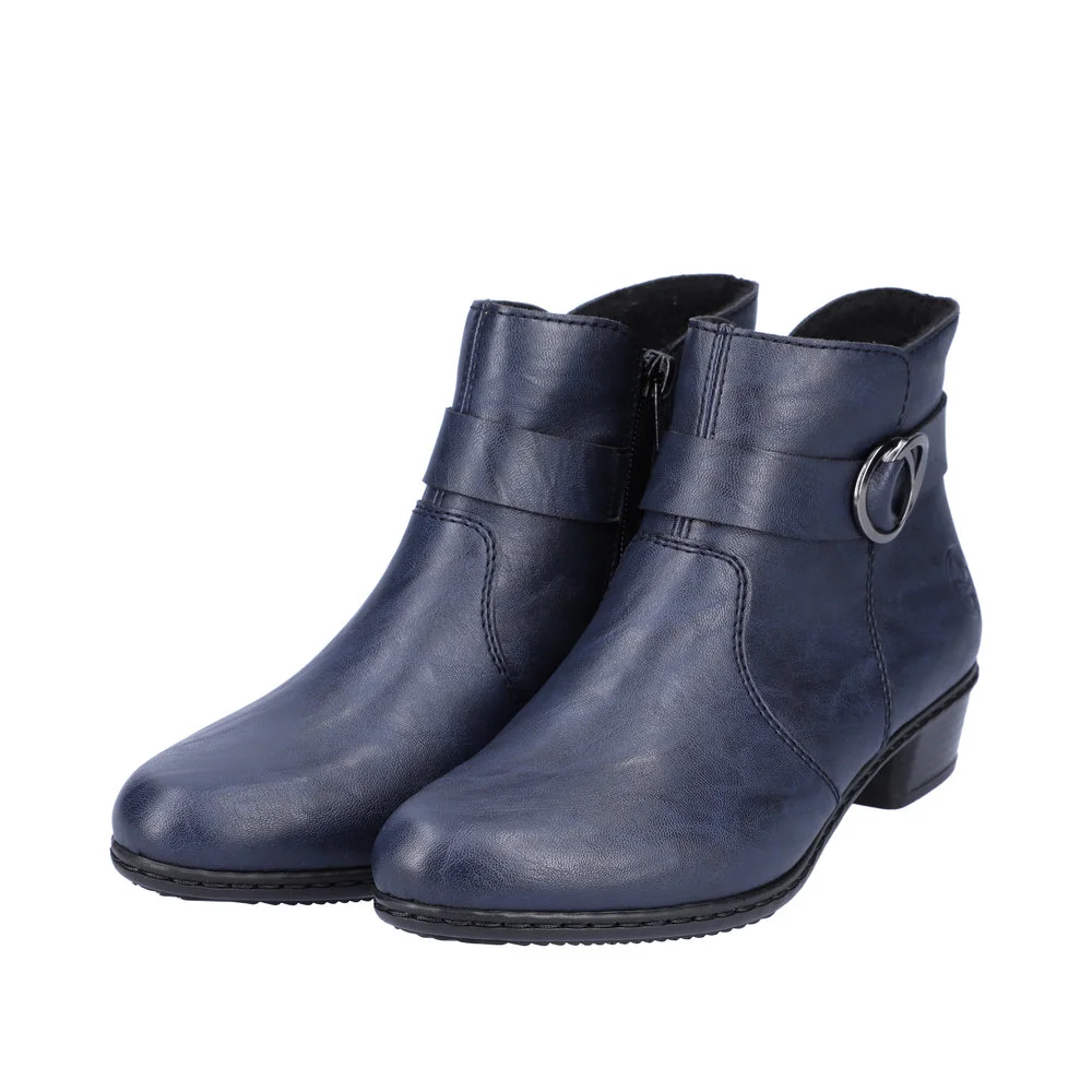 Blaue Stiefelette von RIEKER